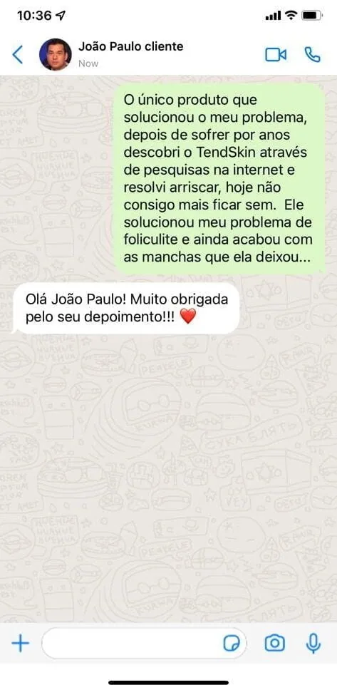 Depoimento de cliente