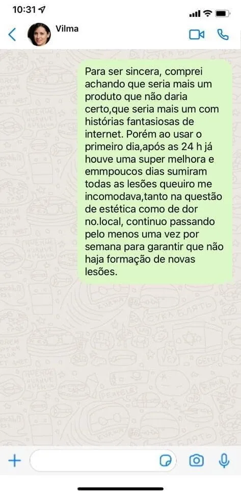 Depoimento de cliente